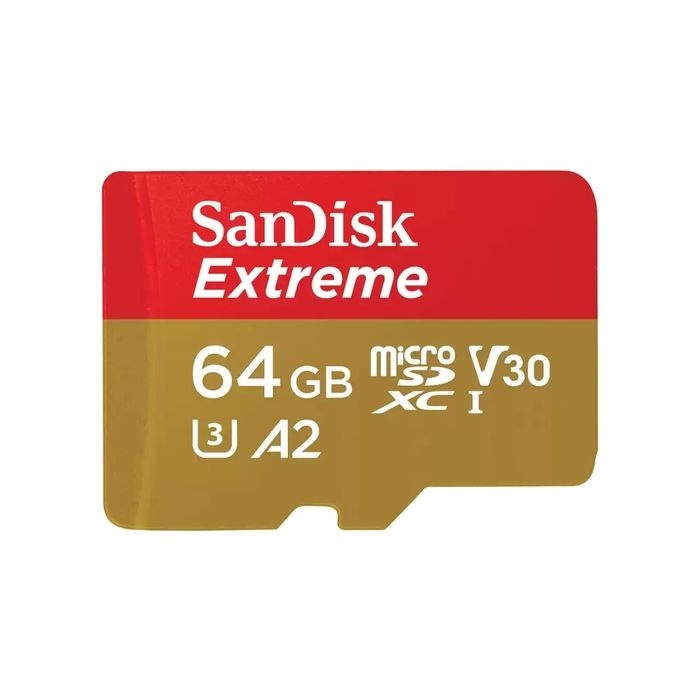 SanDisk 64GB Extreme UHS-I microSDXC Memory Card with SD Adapter (170MB/s)