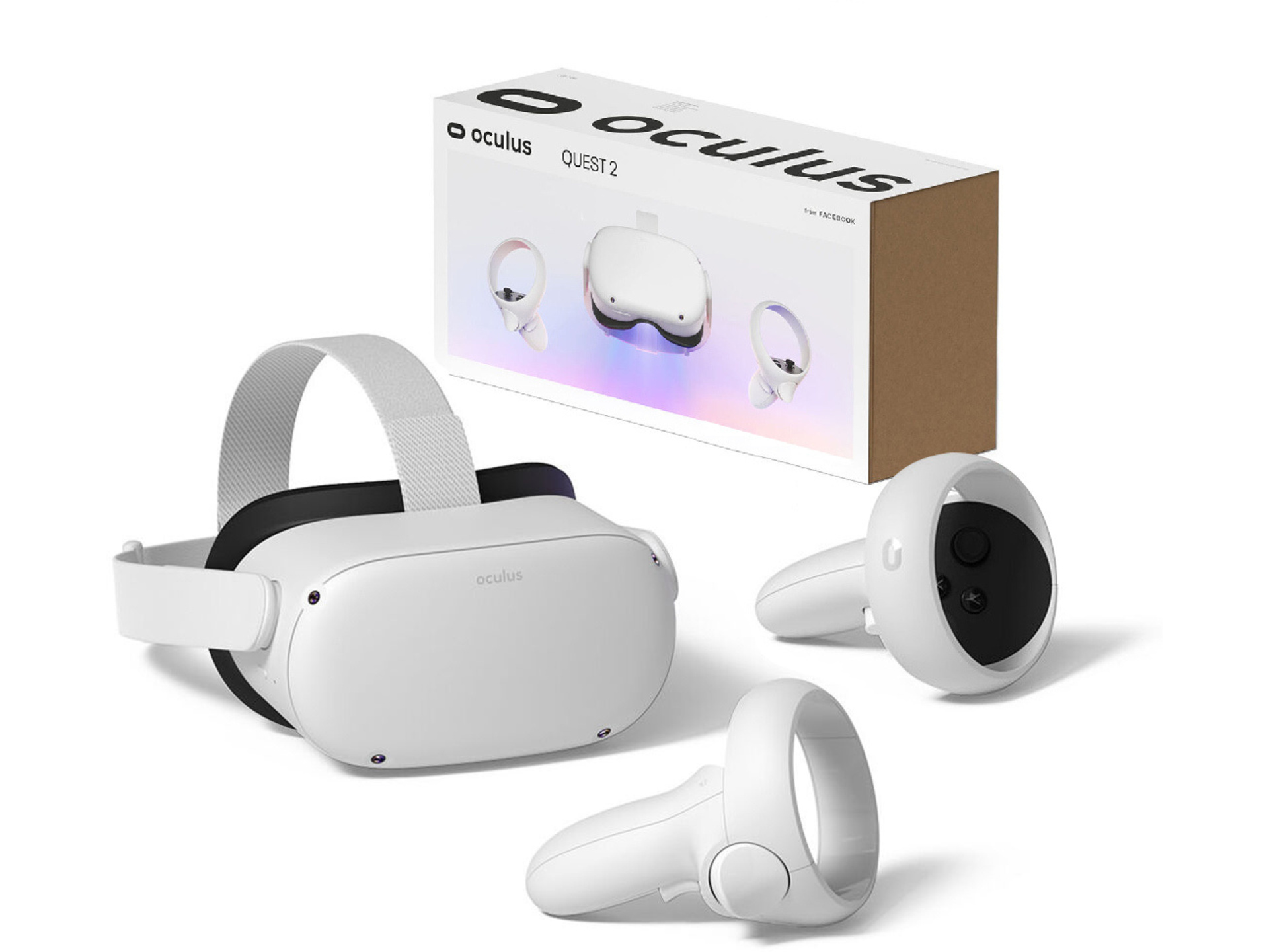 Oculus Quest 2 256GB Advanced All-in-one VR Gaming Headset (White)