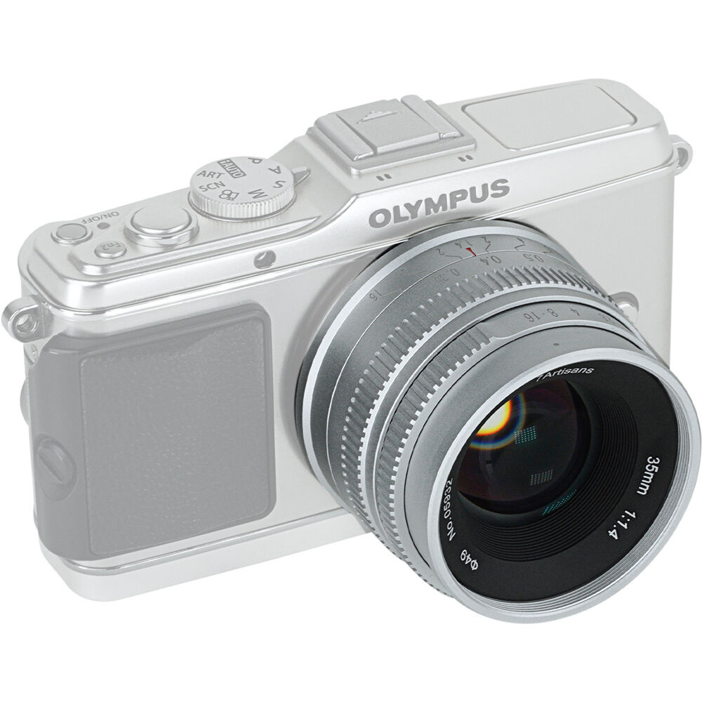 7Artisans 35mm f/1.4 Lens for Micro Four Thirds (Silver)