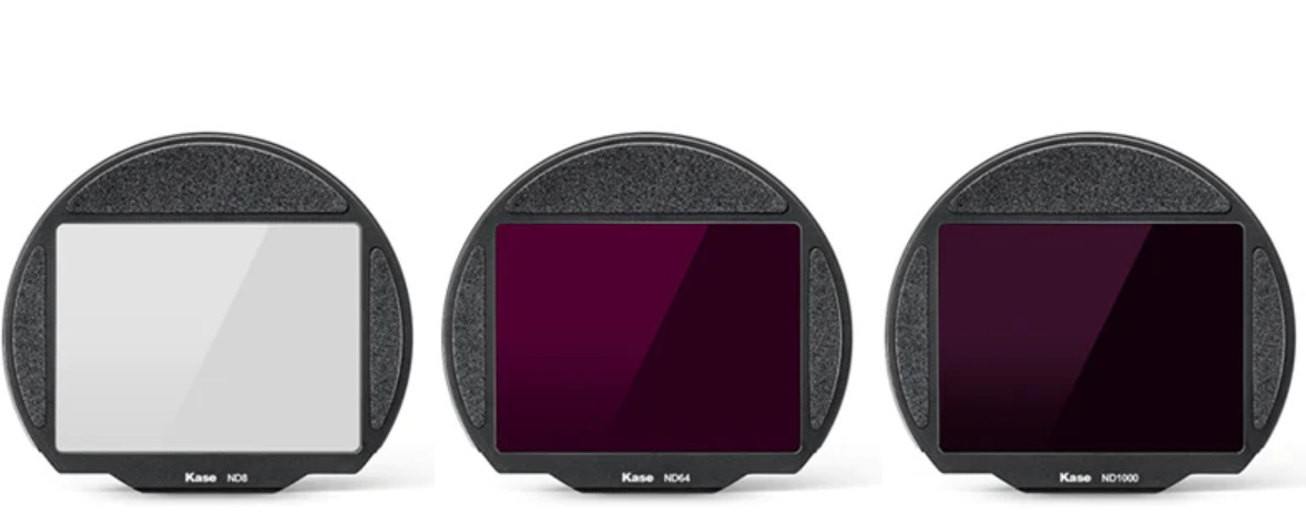 Kase 3 in 1 Clip in Filter Kit for FUJIFILM GFX 50R/50S/100/100S Camera (ND8+ND64+ND1000)