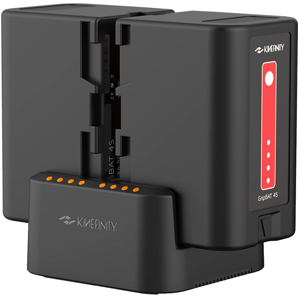 Kinefinity GripBAT 4S 2-Pack + PD Hybrid Dual Charger Kit