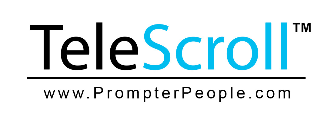 Prompter People Telescroll Live-streaming and Professional Teleprompter Software (Download)