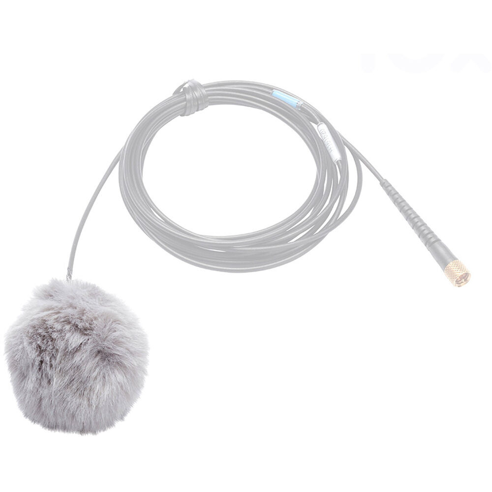 K-Tek Airo Fuzzy Windscreen for Lavalier Microphone (Grey, 10-Pack)