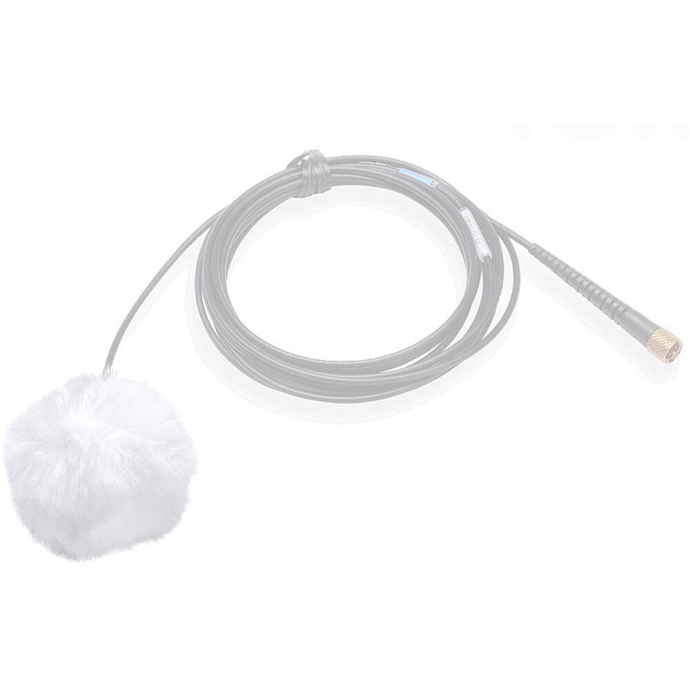 K-Tek Airo Fuzzy Windscreen for Lavalier Microphone (White, 25-Pack)