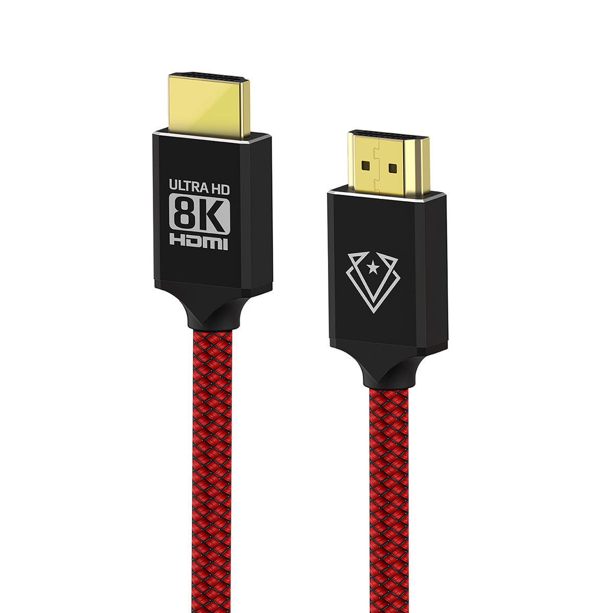 Vertux VertuLink-150 GameCharged 8K HDMI Audio Video 3D Cable (Red)