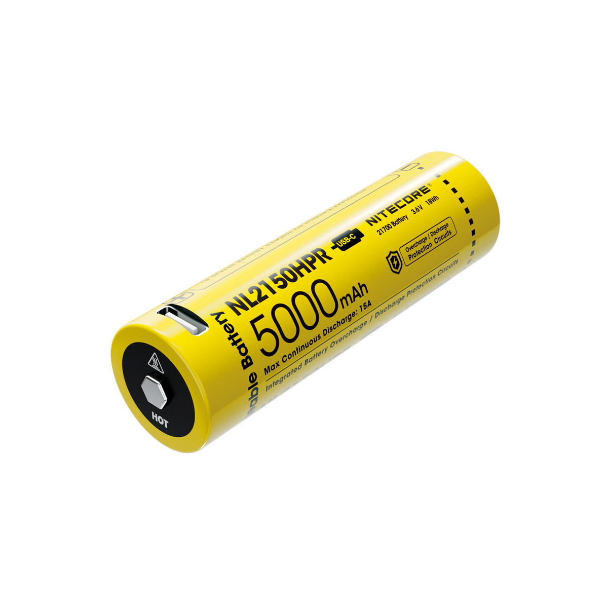 Nitecore NL2150HPR 5000mAh Battery with USB-C