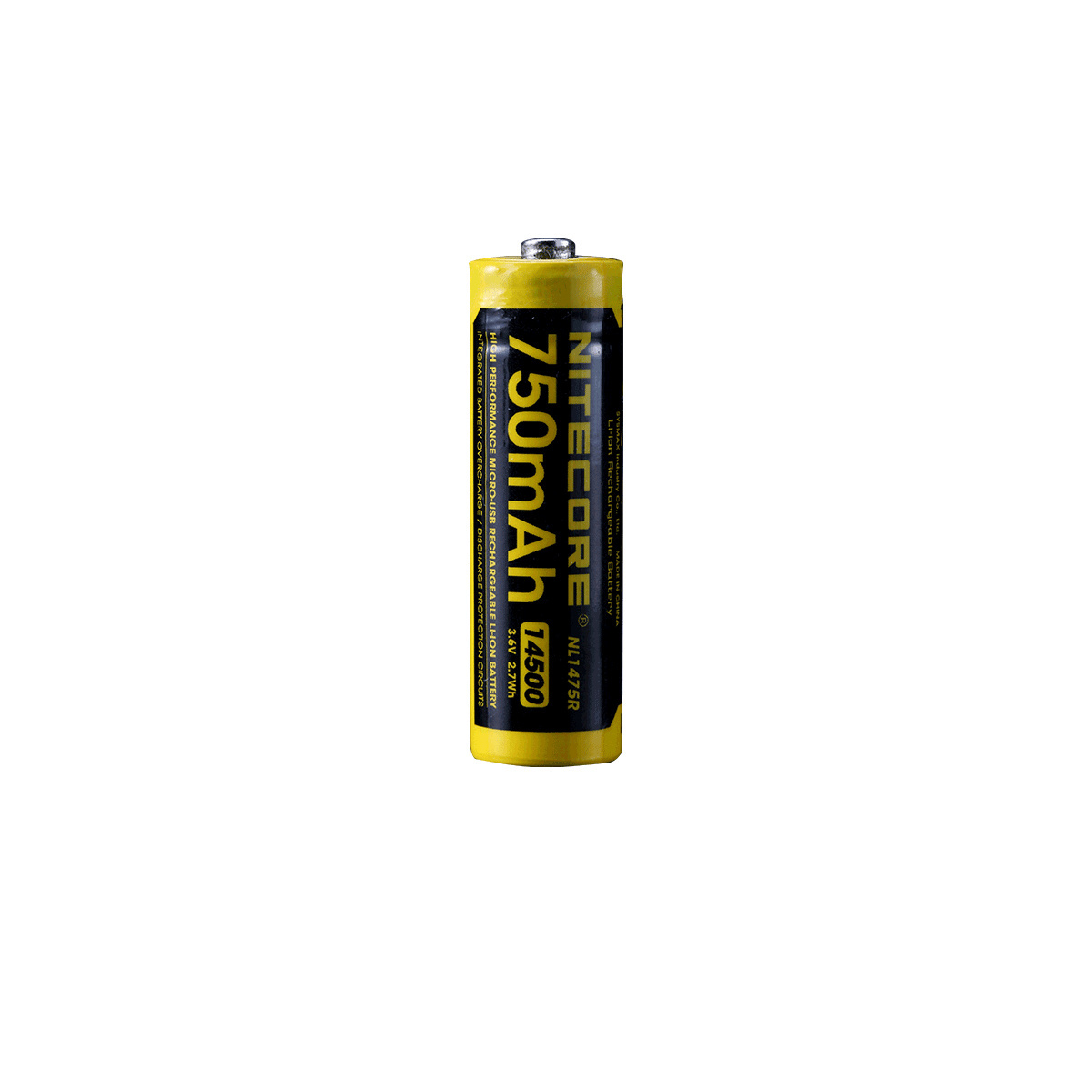 Nitecore NL1475R 750mAh Battery with Micro-USB