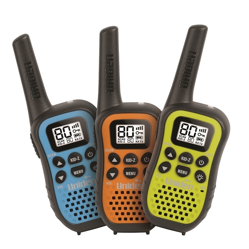 Uniden UH45-3 Handheld UHF Radio Triple Colour Pack