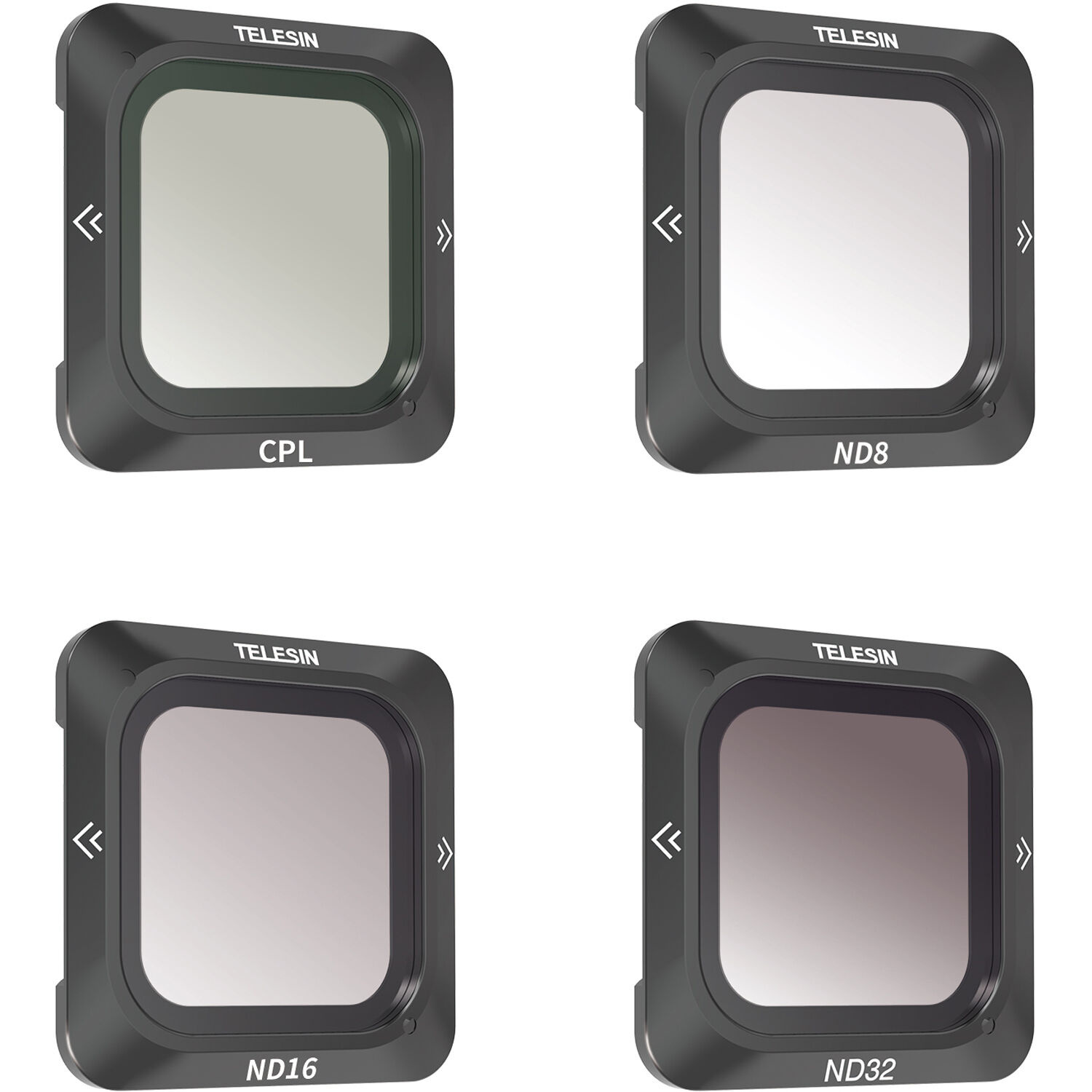 TELESIN Circular Polarizer & ND8/16/32 Filter Set for DJI Action 2