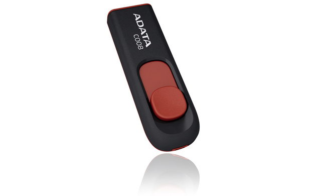 ADATA C008 8GB Pen Drive (Black/Red)