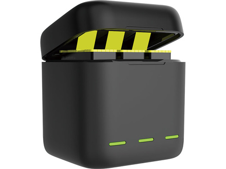 TELESIN LED Storage Battery Charger Box with Batteries for GoPro