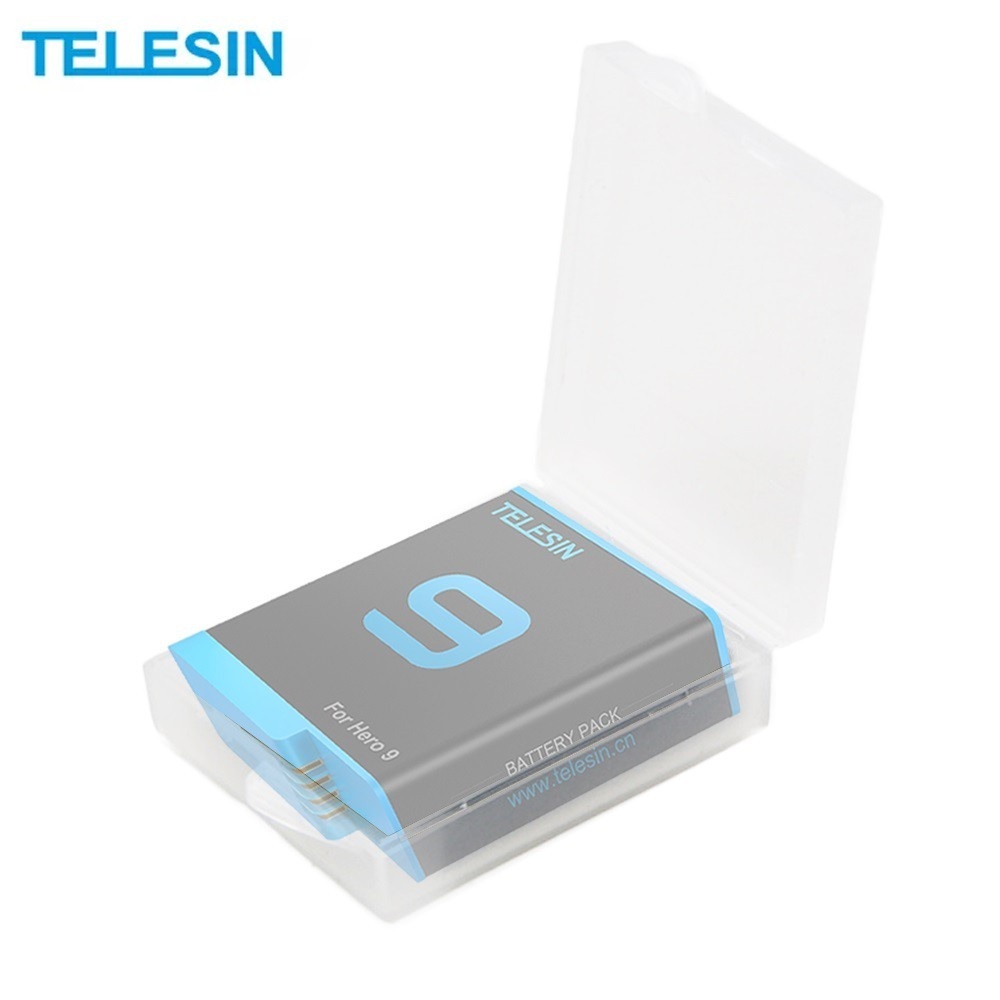 TELESIN Storage Box for GoPro HERO 9/10/11/12 Black Battery