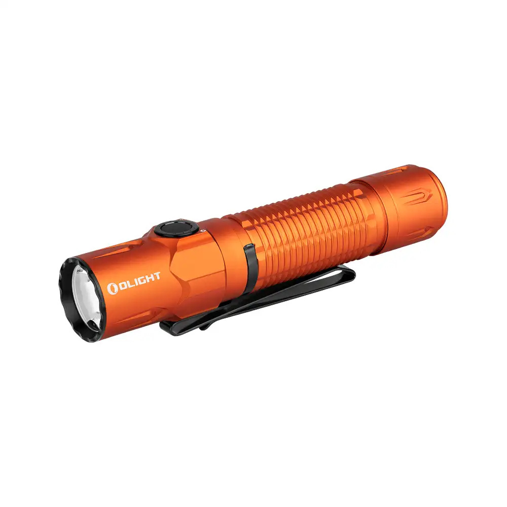 Olight Warrior 3S V2 300 Lumen Rechargeable Tactical LED Flashlight (Orange)
