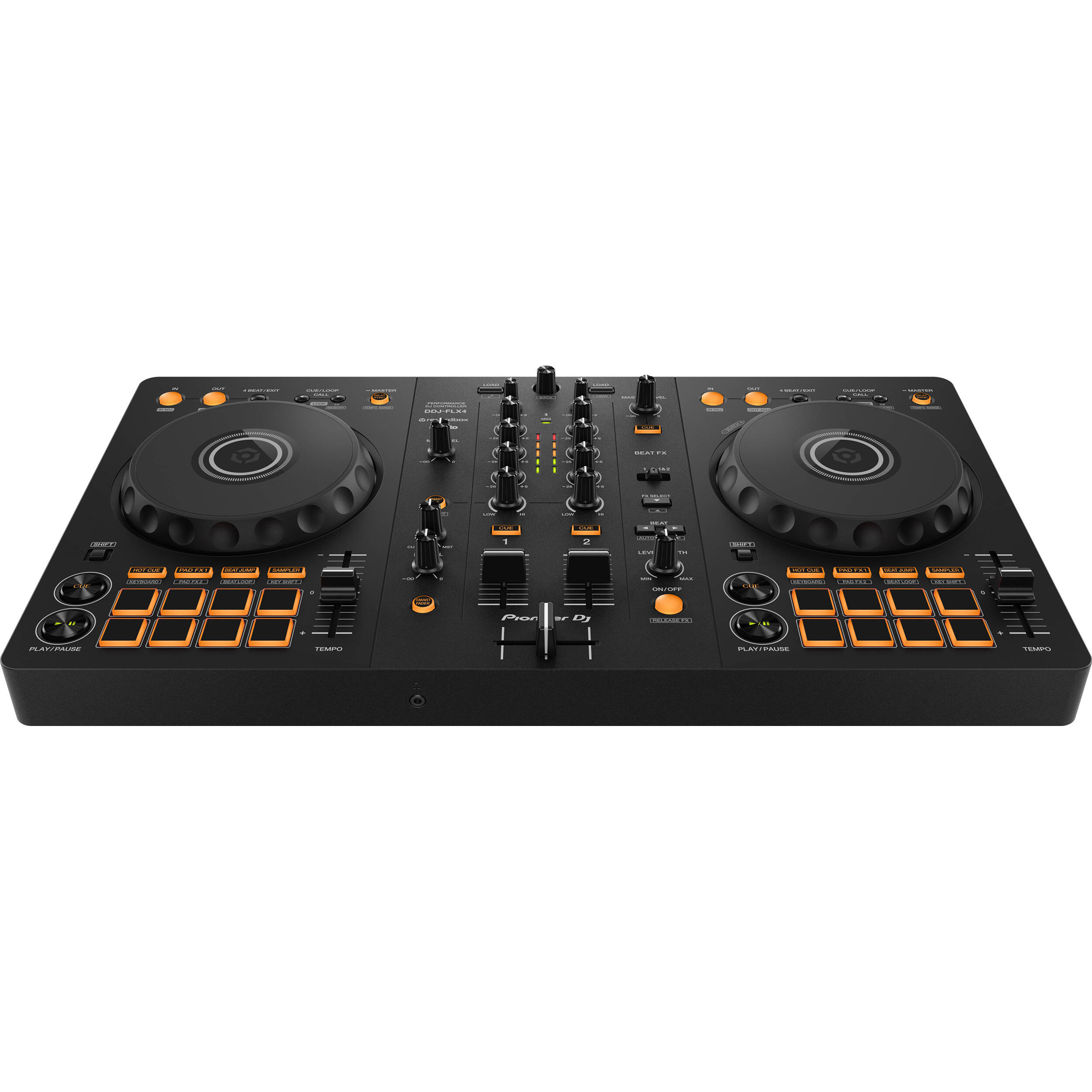 Pioneer DJ DDJ-FLX4 Portable 2-Channel rekordbox DJ and Pioneer DJ DDJ-FLX4 Portable 2-Channel rekordbox DJ and