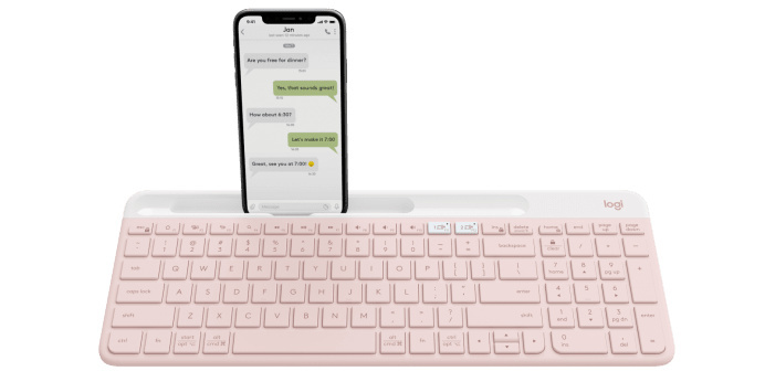 Logitech K580 Multi-Device Wireless Keyboard (Rose)