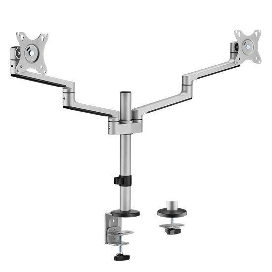Brateck 17"-32" Dual Arm Premium Articulating Monitor Mount