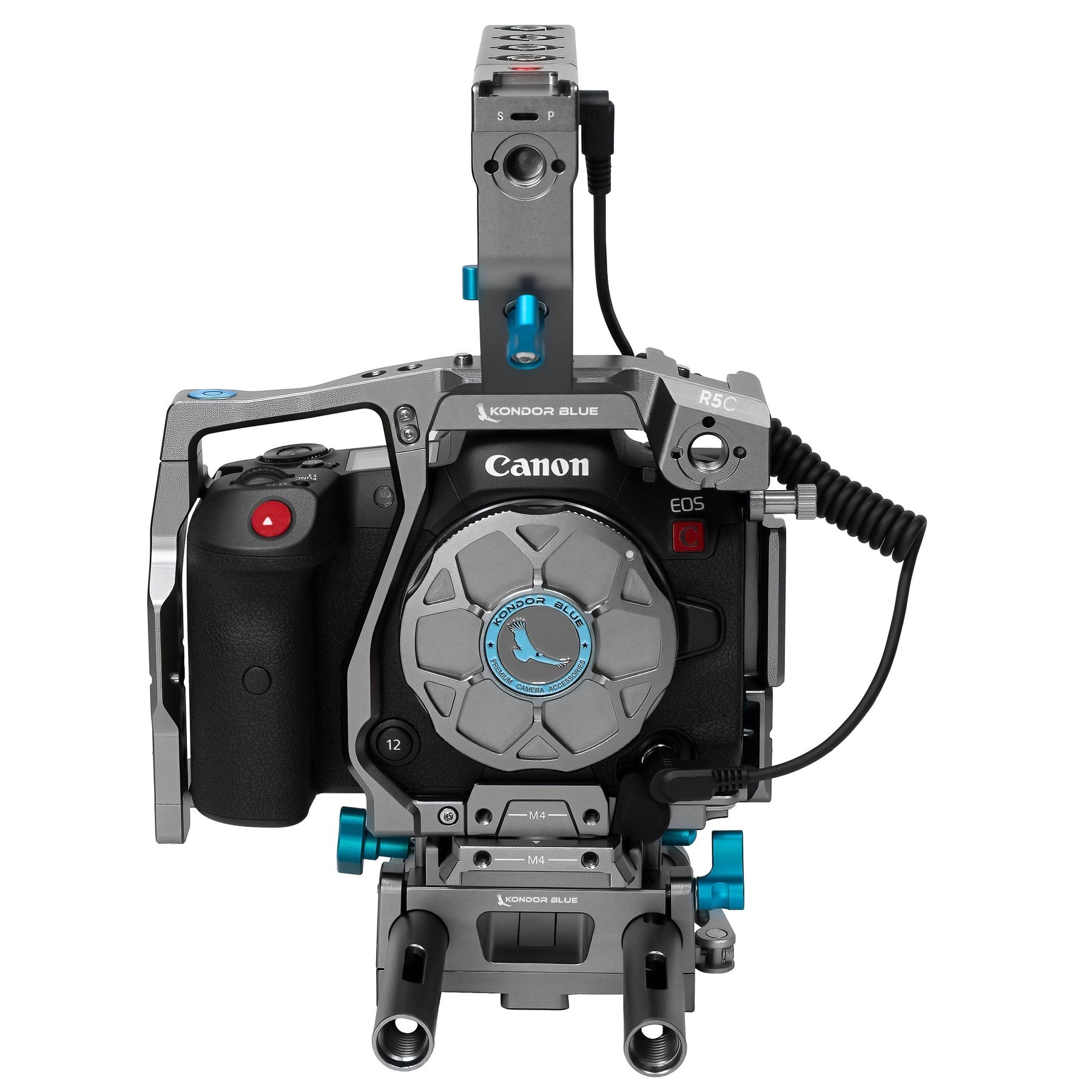 Kondor Blue Canon R5C Base Rig (Space Gray)
