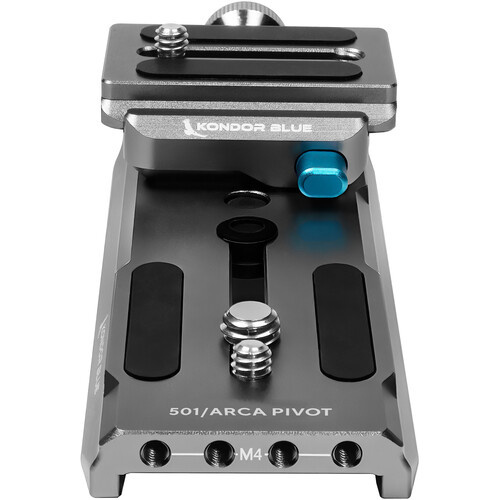 Kondor Blue 501/Arca-Type Pivot Camera Plate for Ronin Gimbals (Space Gray)