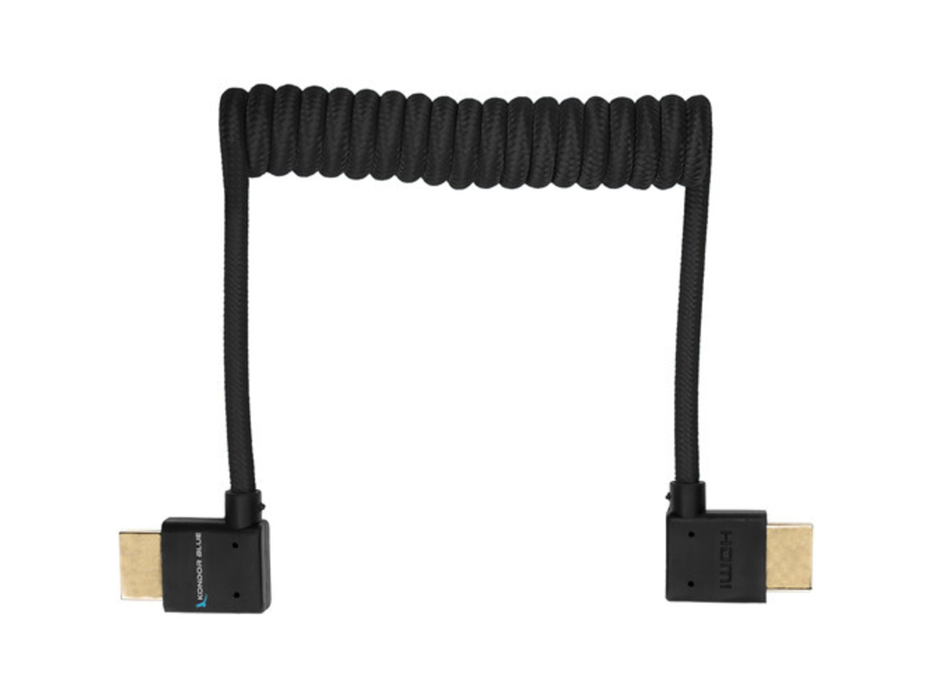 Kondor Blue Coiled High-Speed HDMI 2.0 Braided KB-FHDMI-12-BK