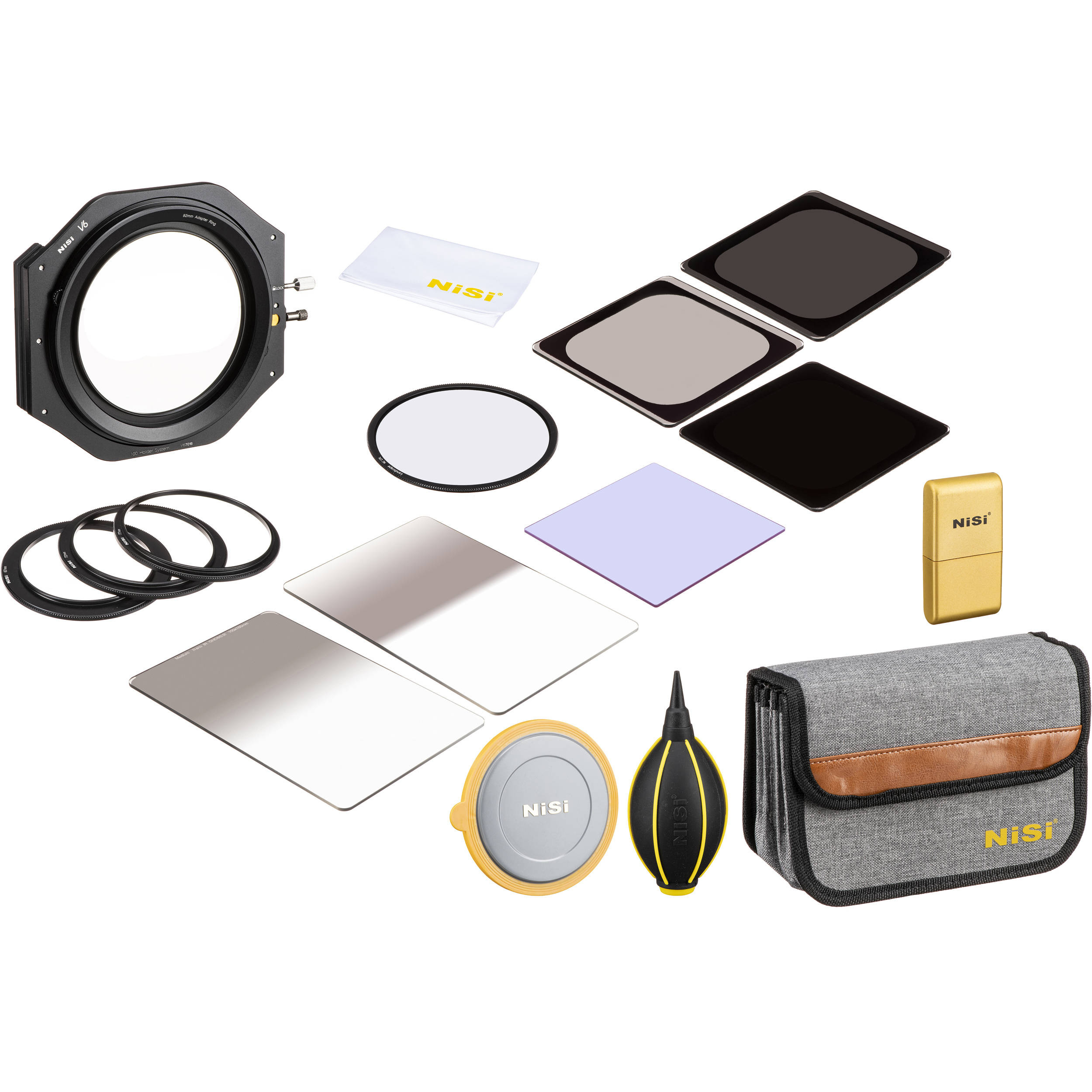 NiSi 100mm Advanced Kit III with V6 Filter Holder, Enhanced Landscape CPL & 6 ND/GND Filters
