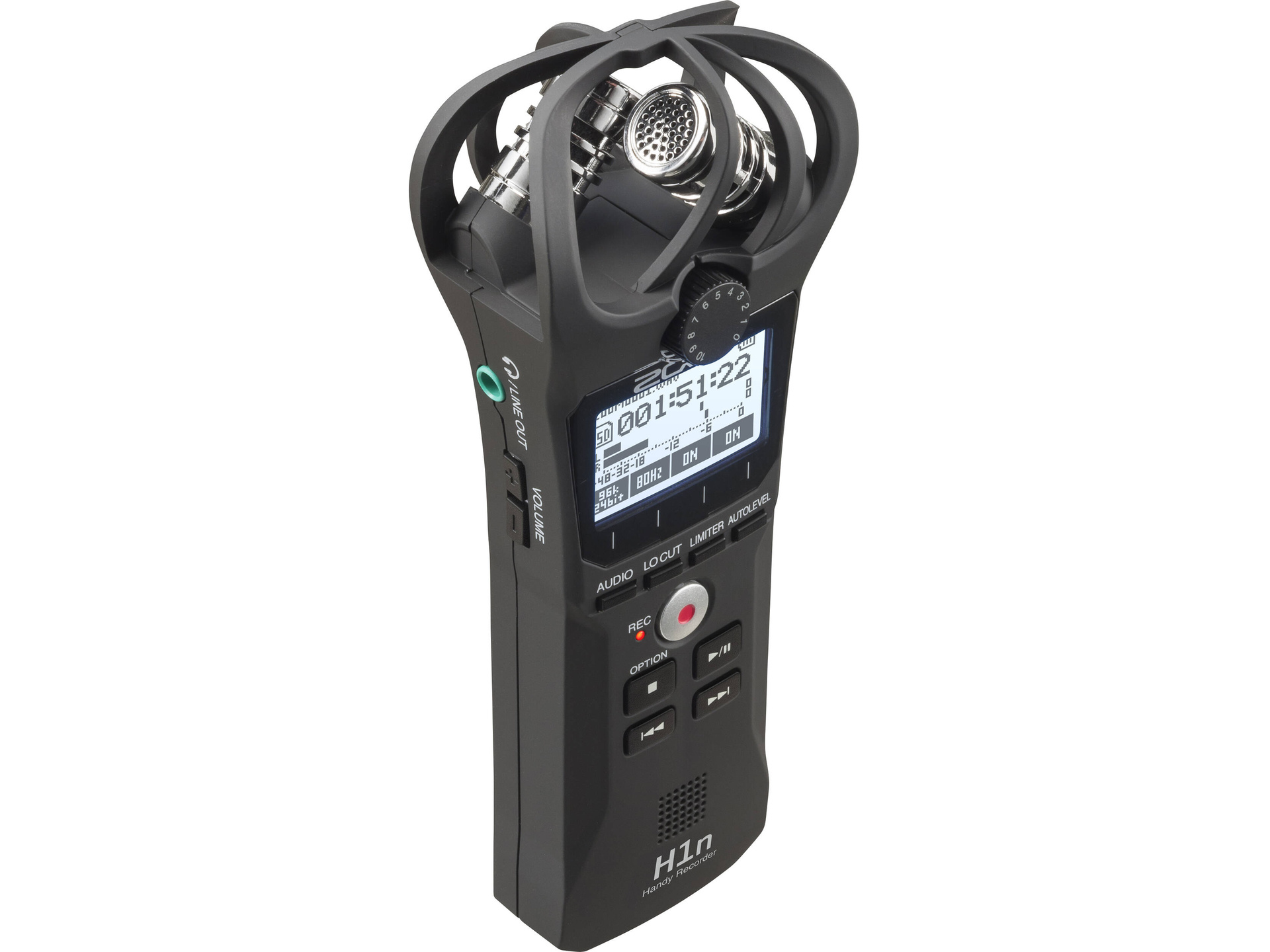 Zoom H1n-VP Portable Handy Recorder with Windscreen, AC Adapter