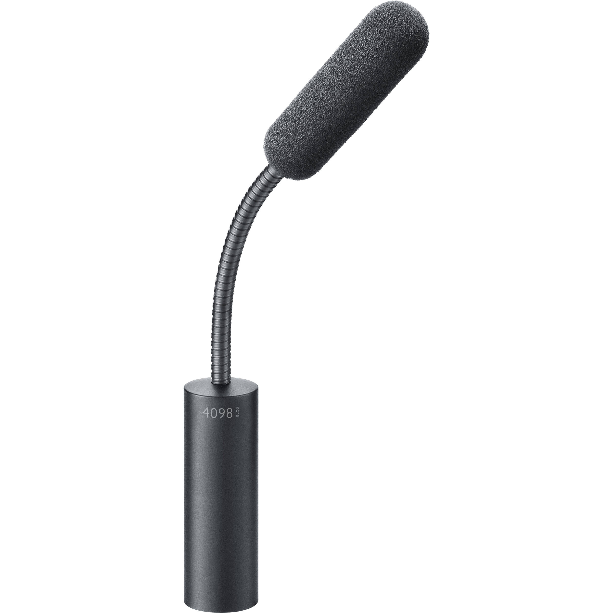 DPA Microphones 4098 Supercardioid Microphone with 20cm Boom, Full Gooseneck and XLR Connector