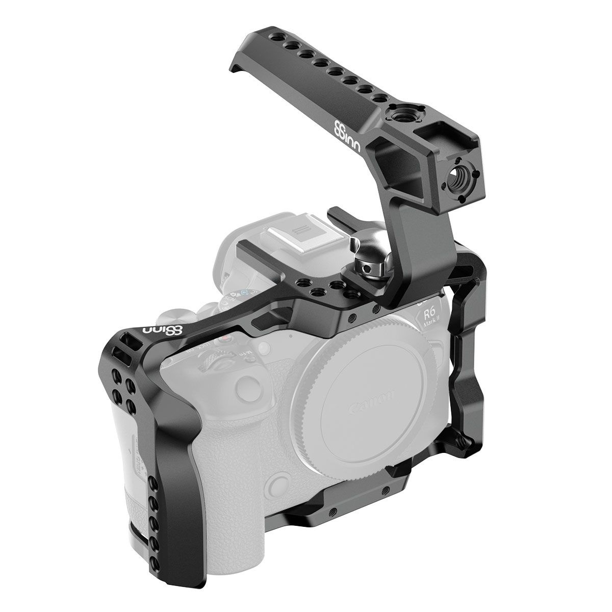 8Sinn Camera Cage for Canon EOS R/R5/R6/R6M II + Black Raven Top Handle