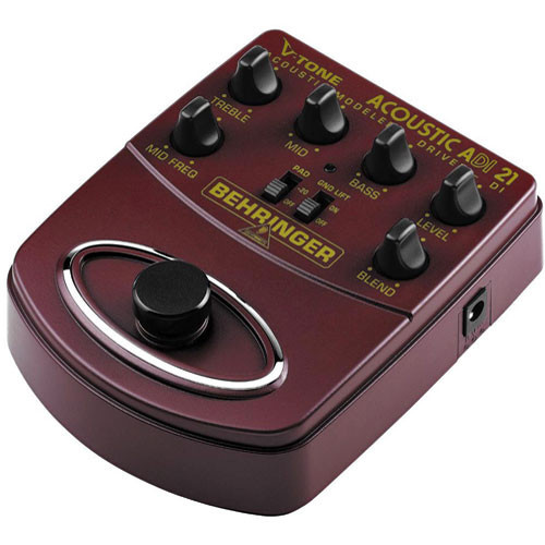 Behringer V-TONE ACOUSTIC ADI21 Acoustic Amp Modeler/Direct Recording Preamp/DI Box