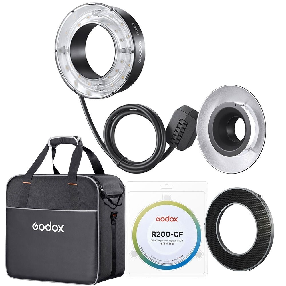 Godox R200 Ringflash 30deg Kit For AD200PRO