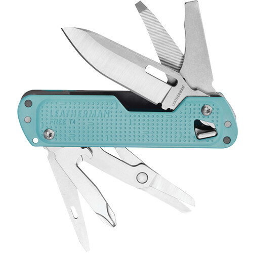 Leatherman FREE T4 Pocket Knife Multi-Tool (Arctic)