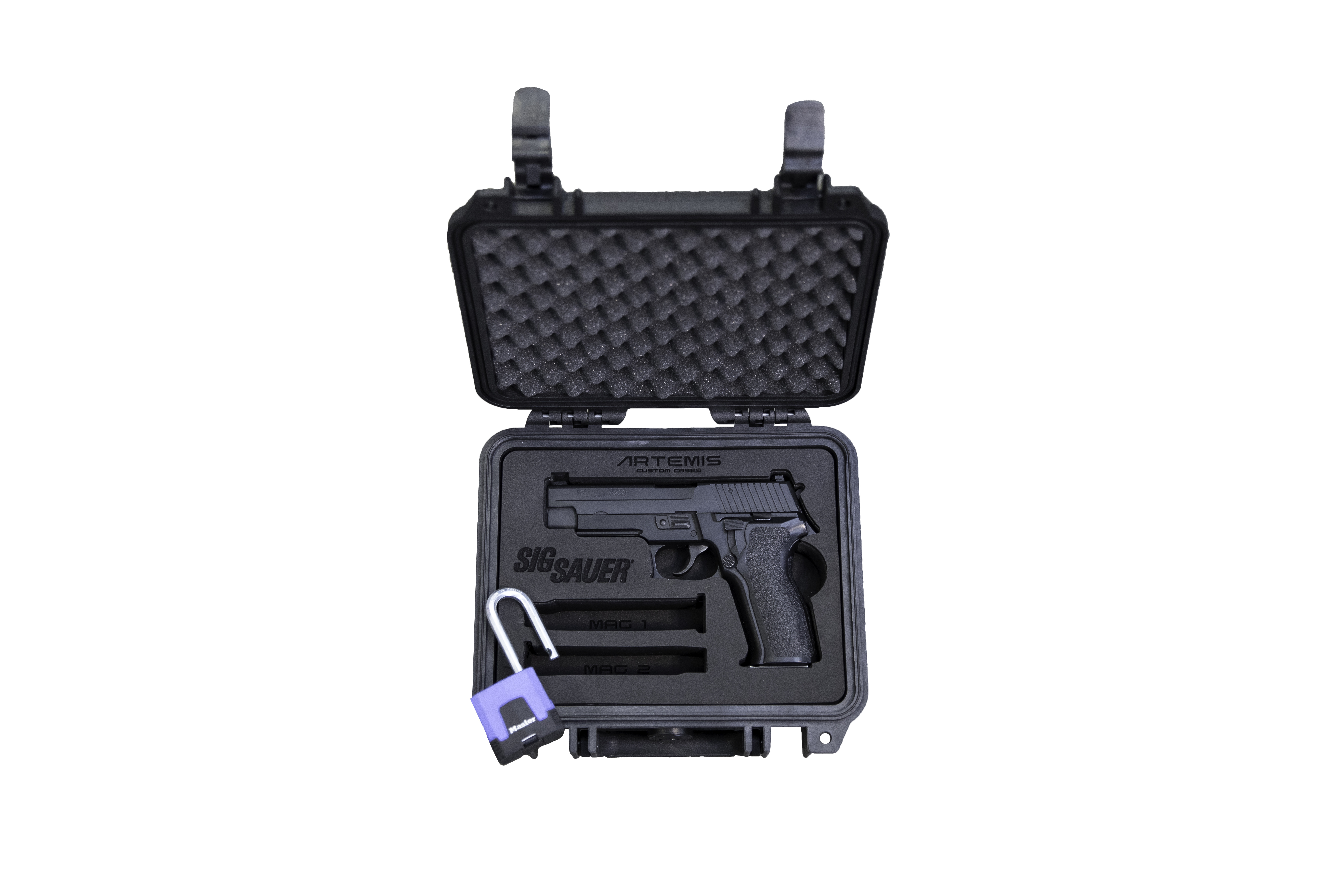 Artemis Custom Foam Insert For Sig Sauer P226 Pistol (Fits Pelican 1200 Hard Case)