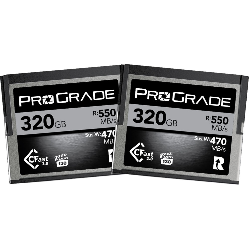 ProGrade Digital 320GB CFast 2.0 Cobalt Memory Card (2-Pack)