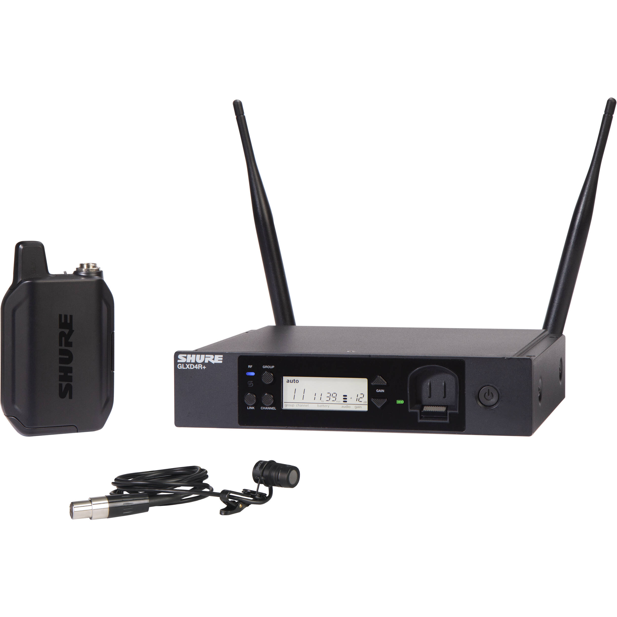 Shure GLXD14R+ Dual-Band Cardioid Wireless Presenter Rack System