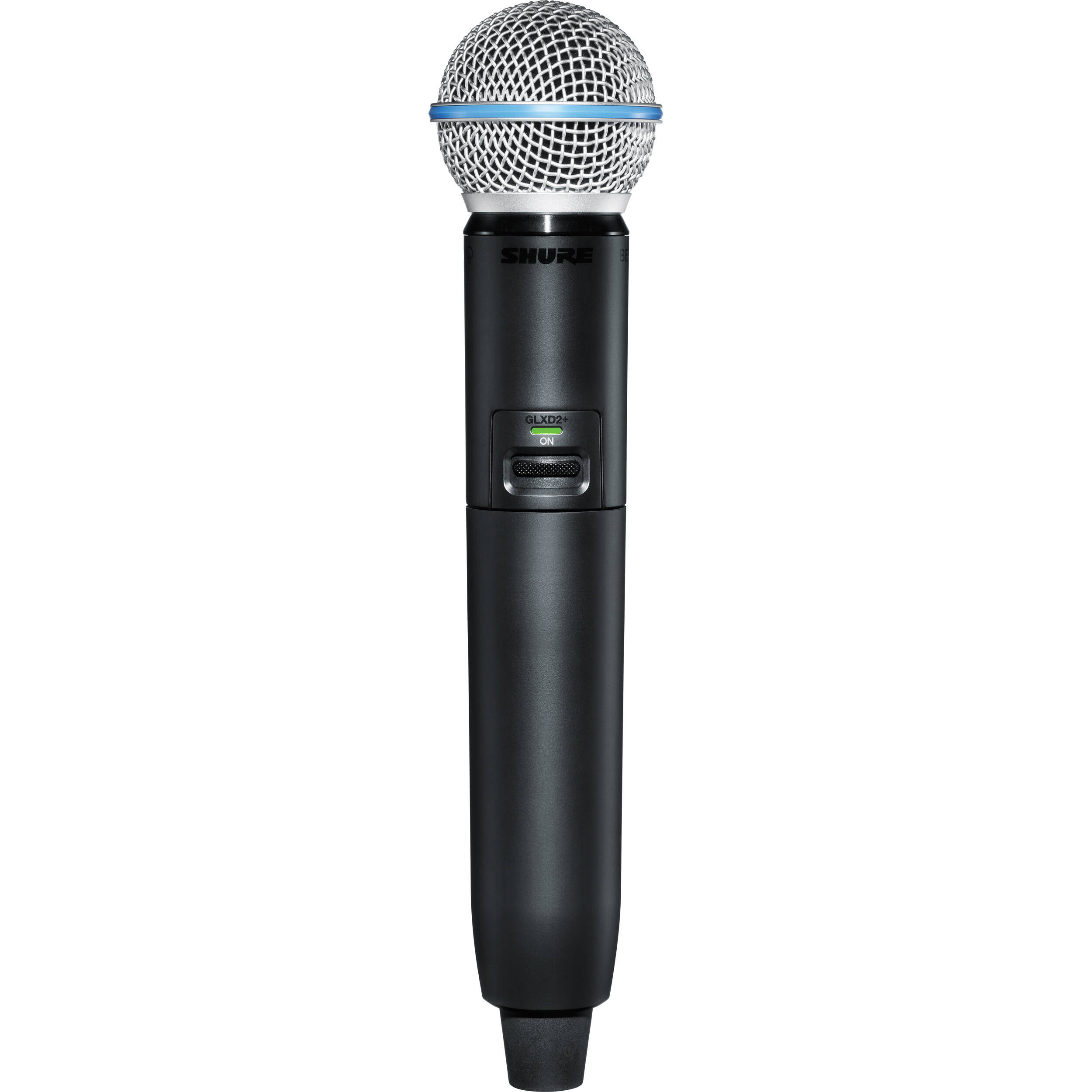 Shure GLXD2+ Dual-Band Wireless Handheld Transmitter with BETA 58A Microphone