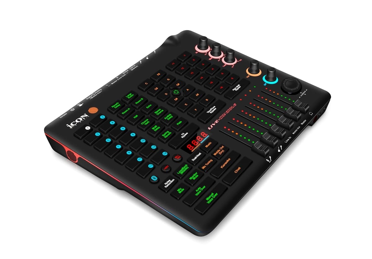 iCON Pro Audio Live Streaming Podcast Console USB Audio Interface