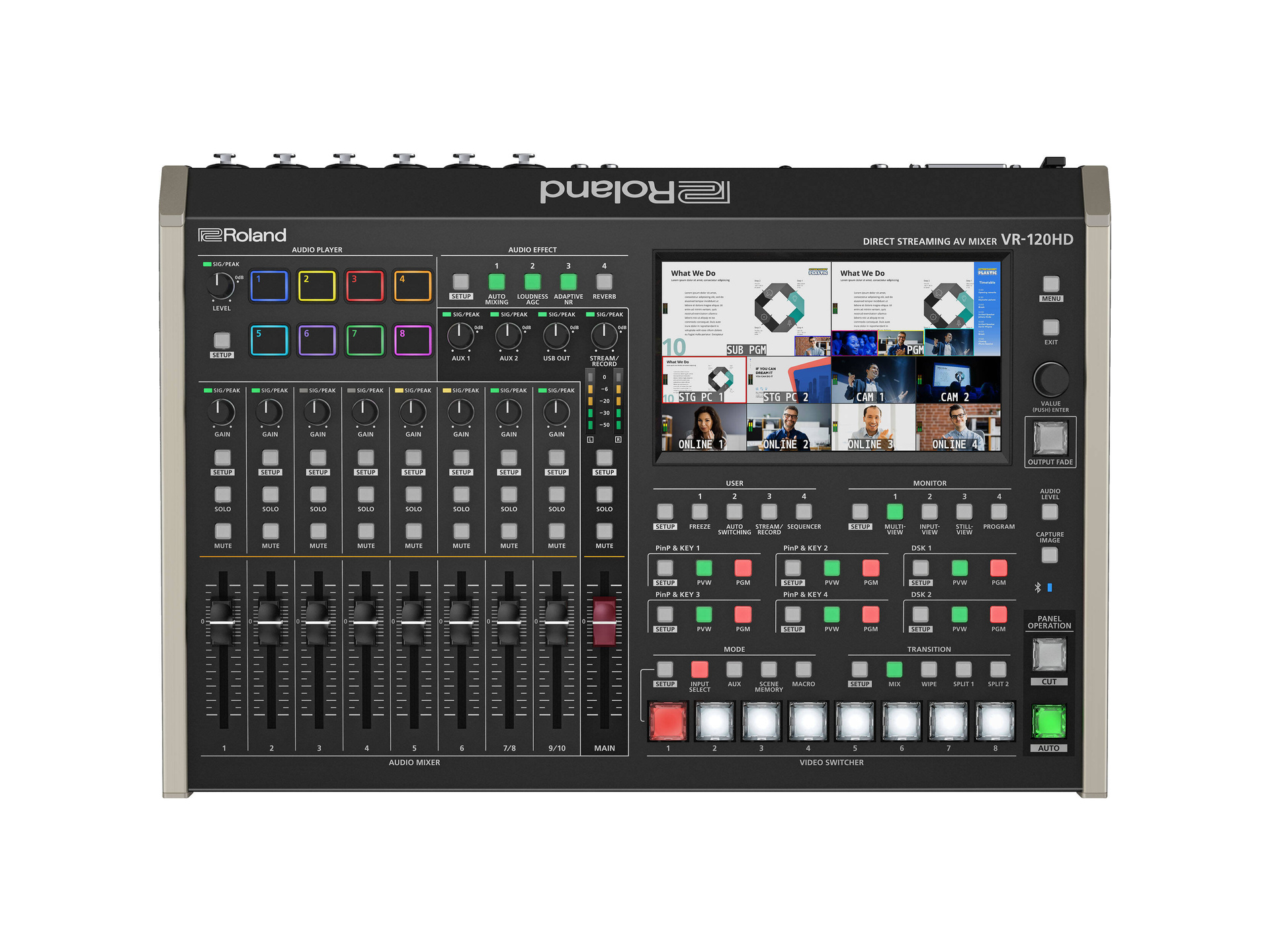 Roland VR-120HD Direct Streaming AV Mixer | Rubber Monkey | NZ