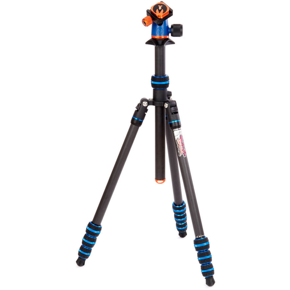 3 Legged Thing Punks Billy 2.0 Carbon Fibre Tripod with AirHed Neo 2.0 Ball Head (Blue)