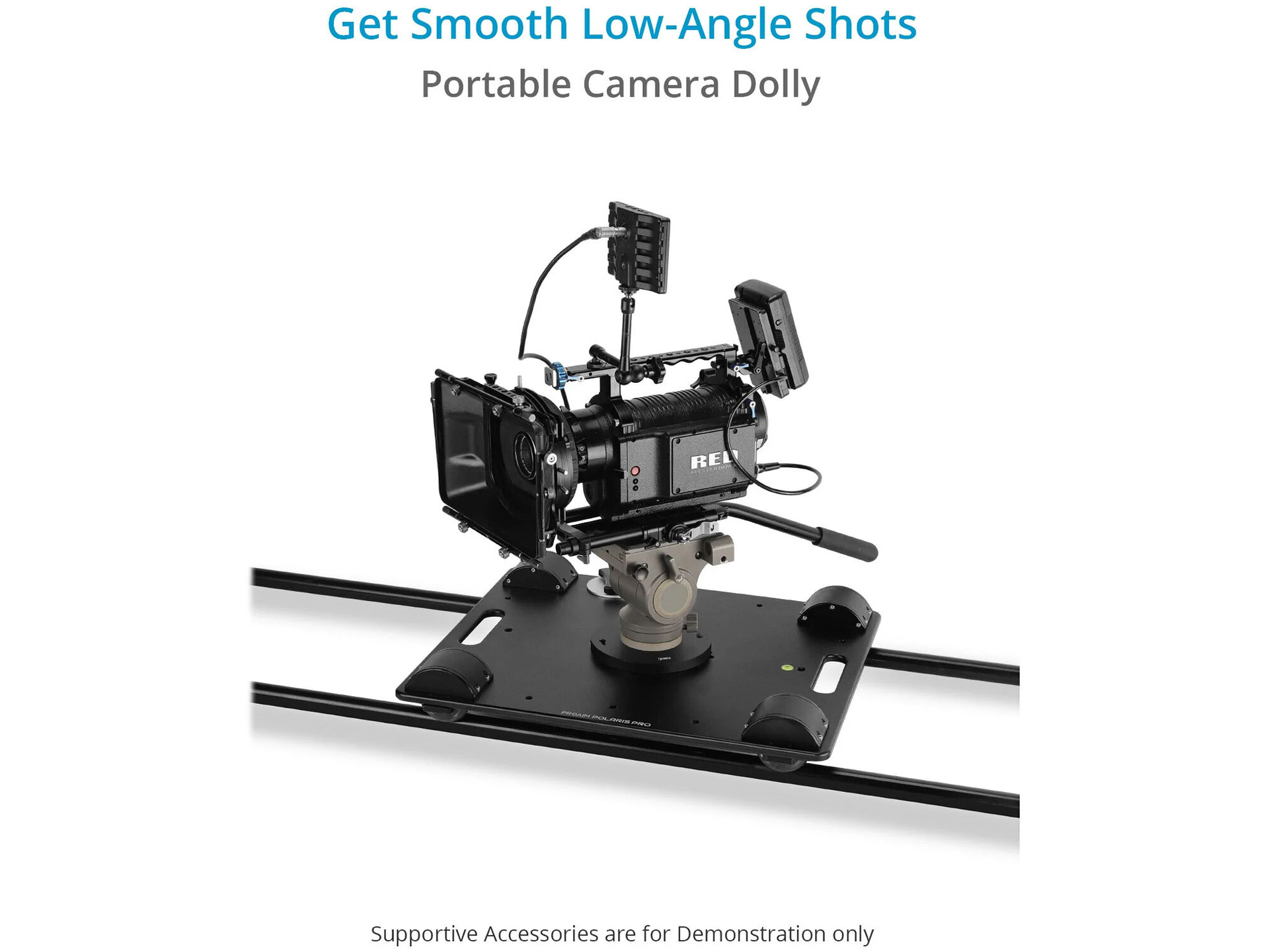 Proaim Dolly Proaim Polaris Pro Low-Profile Camera Dolly With