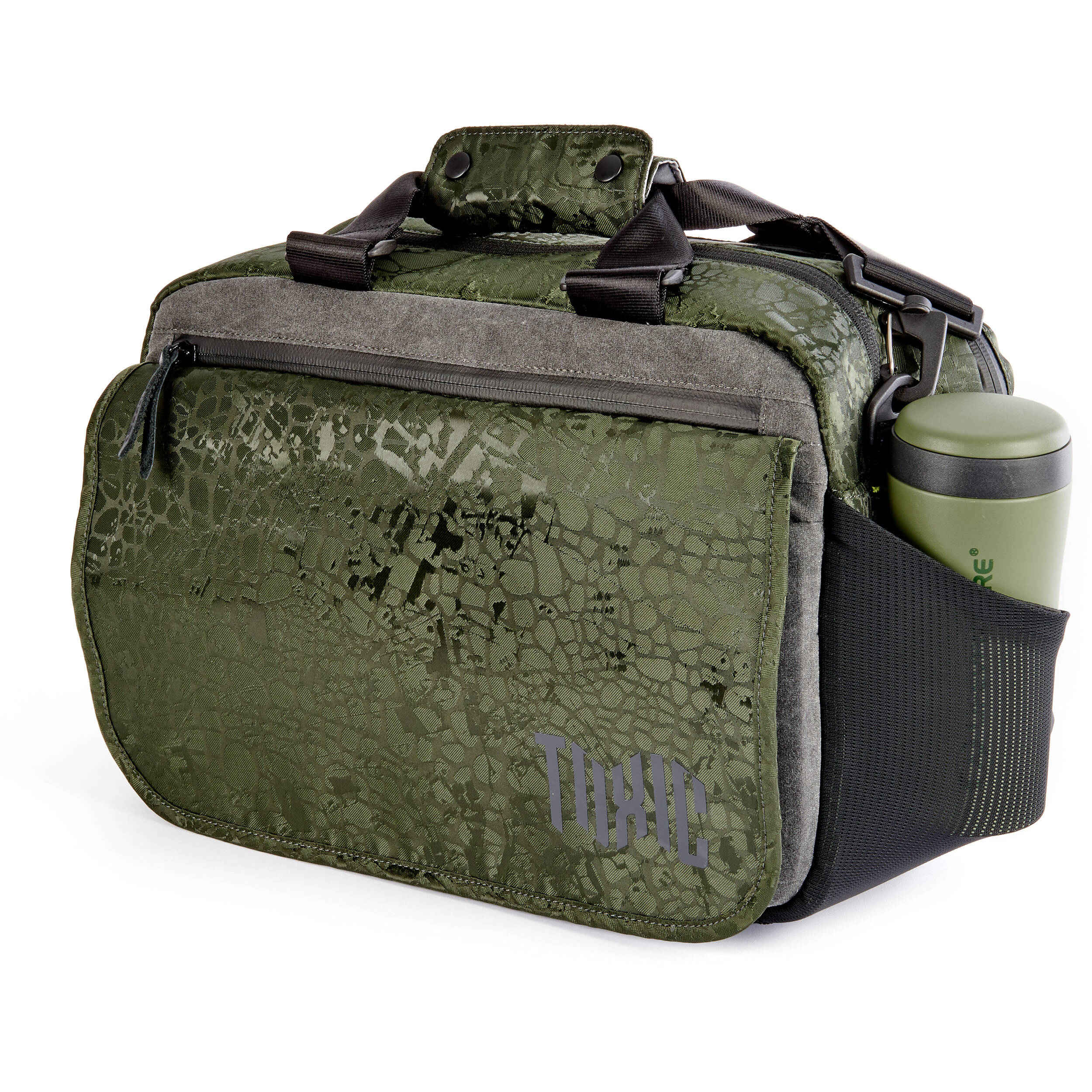 3 Legged Thing Toxic Wraith Messenger Bag (Emerald, Medium)