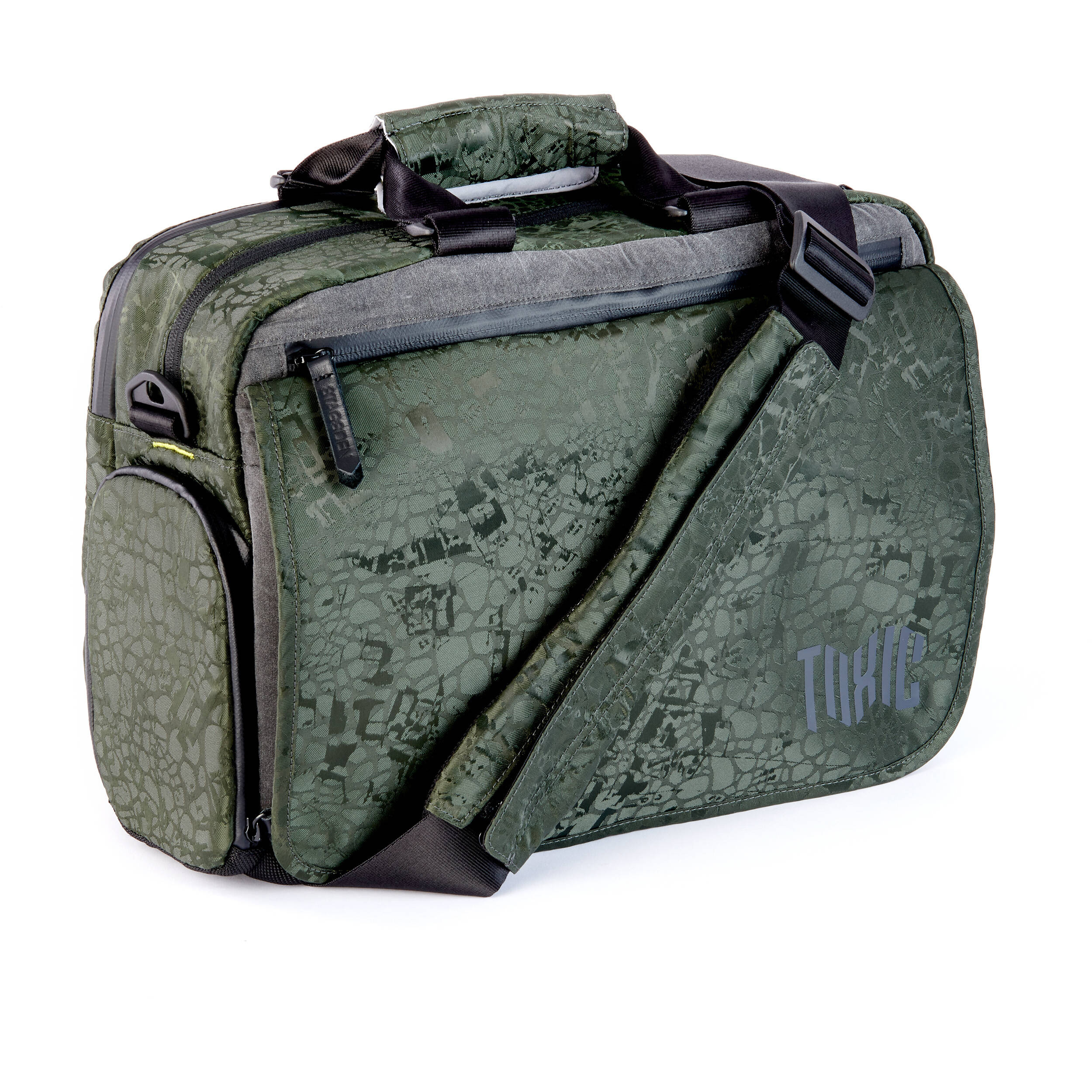 3 Legged Thing Toxic Wraith Messenger Bag (Emerald, Large)