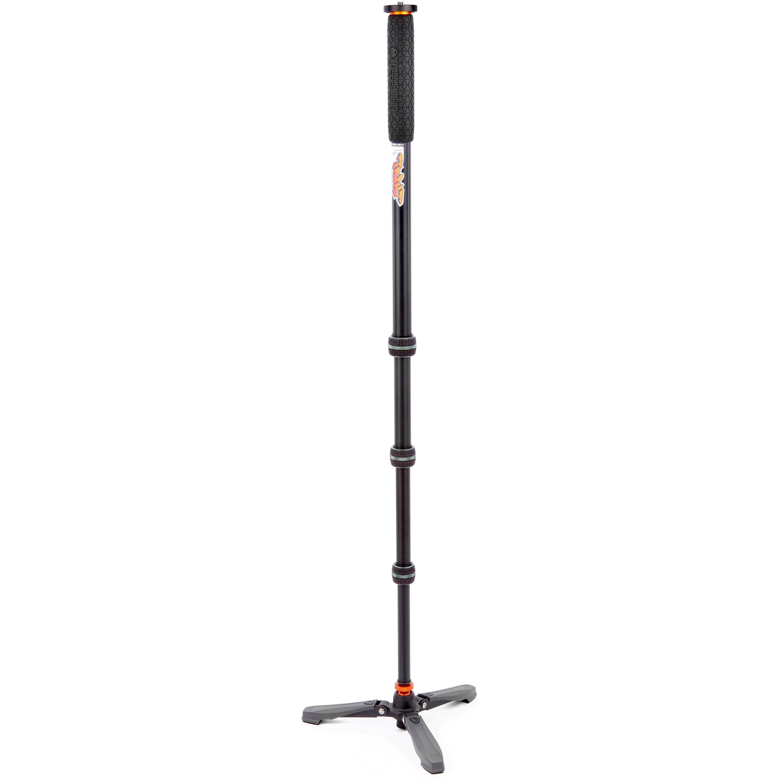 3 Legged Thing Punks Trent 2.0 Magnesium Alloy Monopod Kit with DocZ2 Foot Stabiliser (Grey)