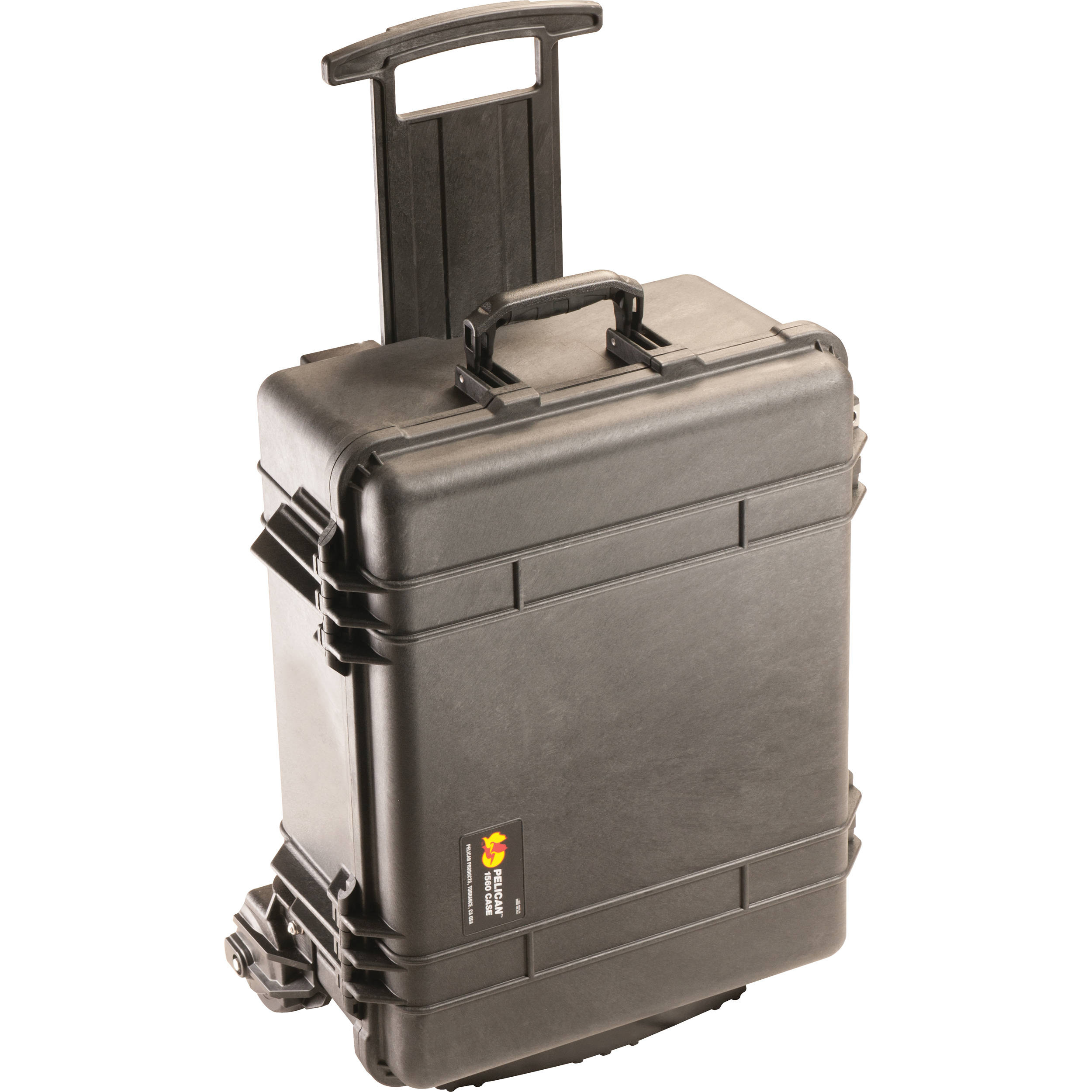 Pelican 1560 Carry on Case with Mobility Kit without Foam (Black)