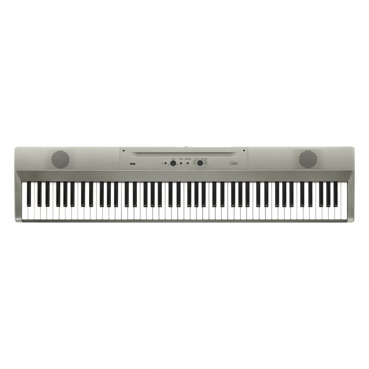 Korg L1 Liano 88-Key Slim-Body Portable Digital Piano (Metallic Silver)