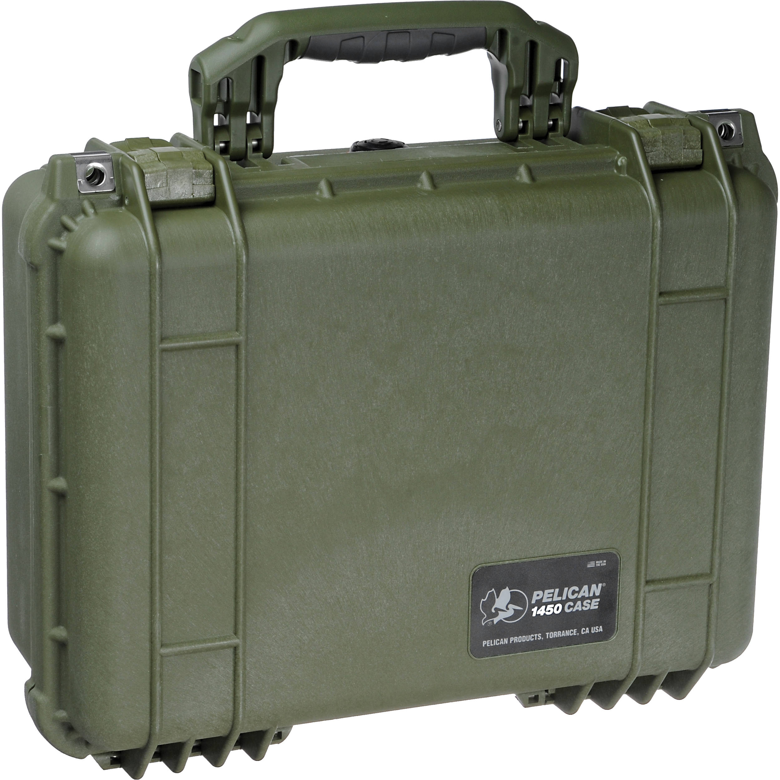 Pelican 1454 Case with Padded Dividers (Olive Drab Green)