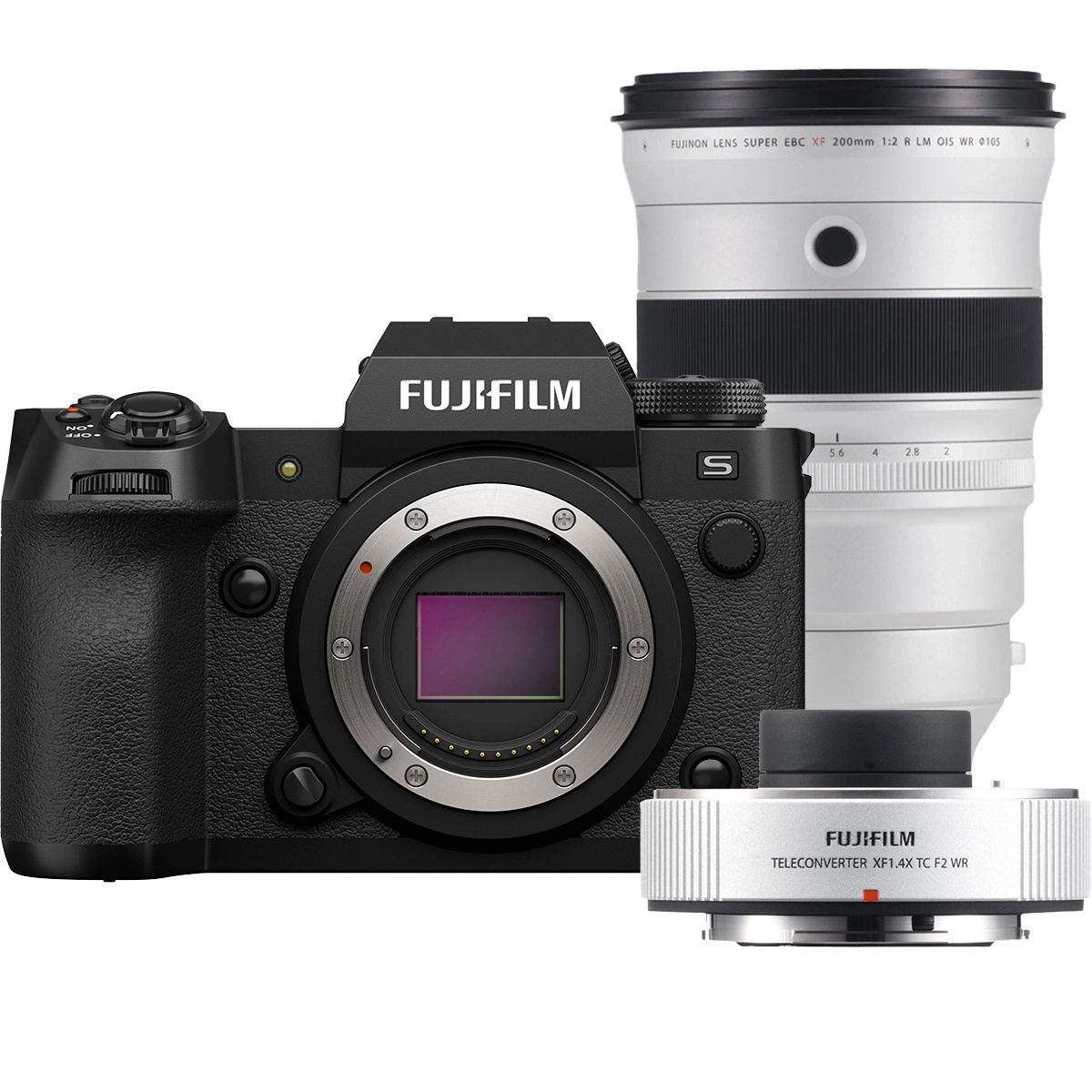 Fujifilm X-H2S Mirrorless Camera with XF 200mm f/2 OIS WR Lens Kit