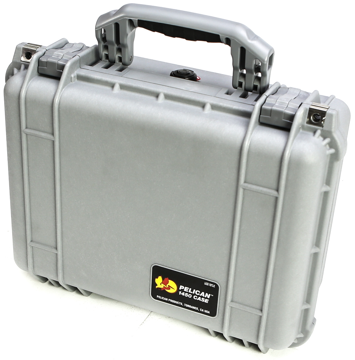 Pelican 1450 Case (Silver, No Foam)
