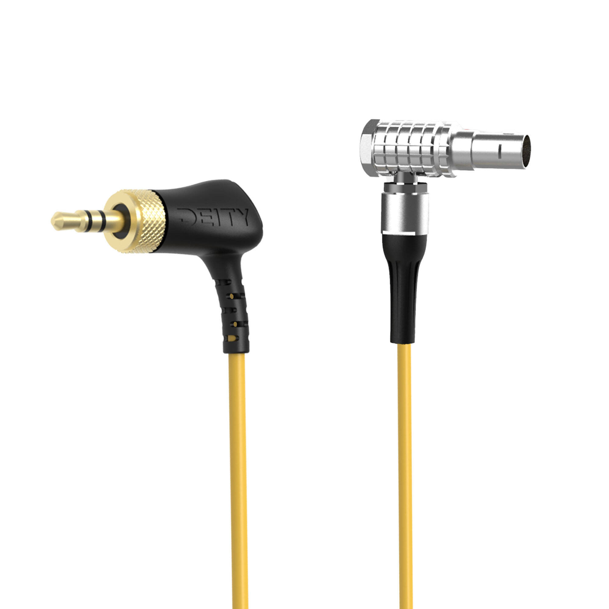 Deity Microphones C17 Right-Angle Locking 3.5mm TRS to Right-Angle 9-Pin LEMO Timecode Cable
