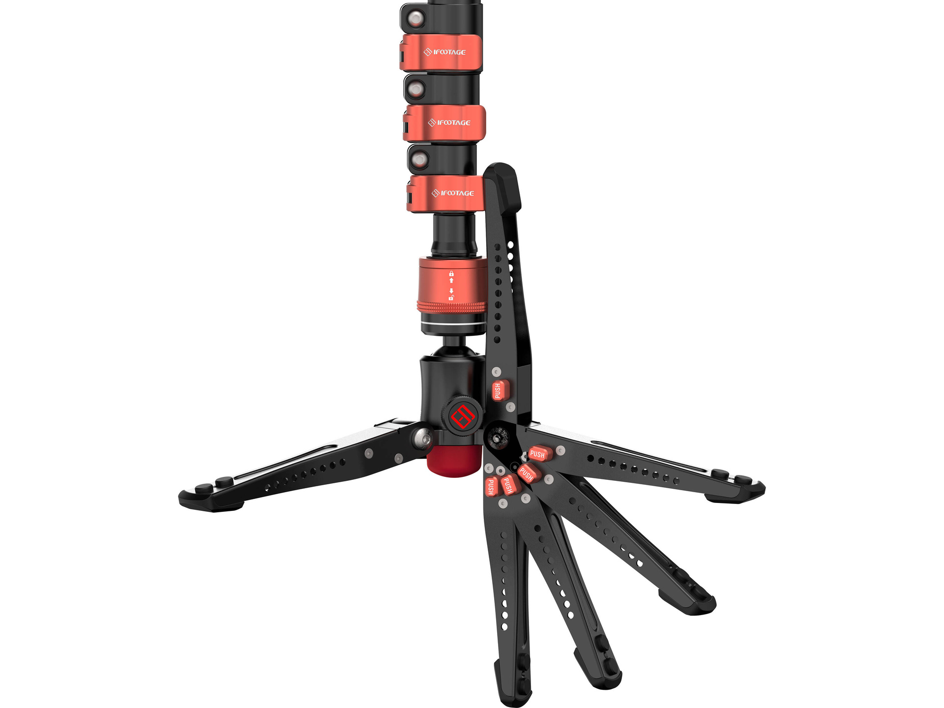 iFootage Cobra A180F Aluminium Monopod with Mini Tripod Base