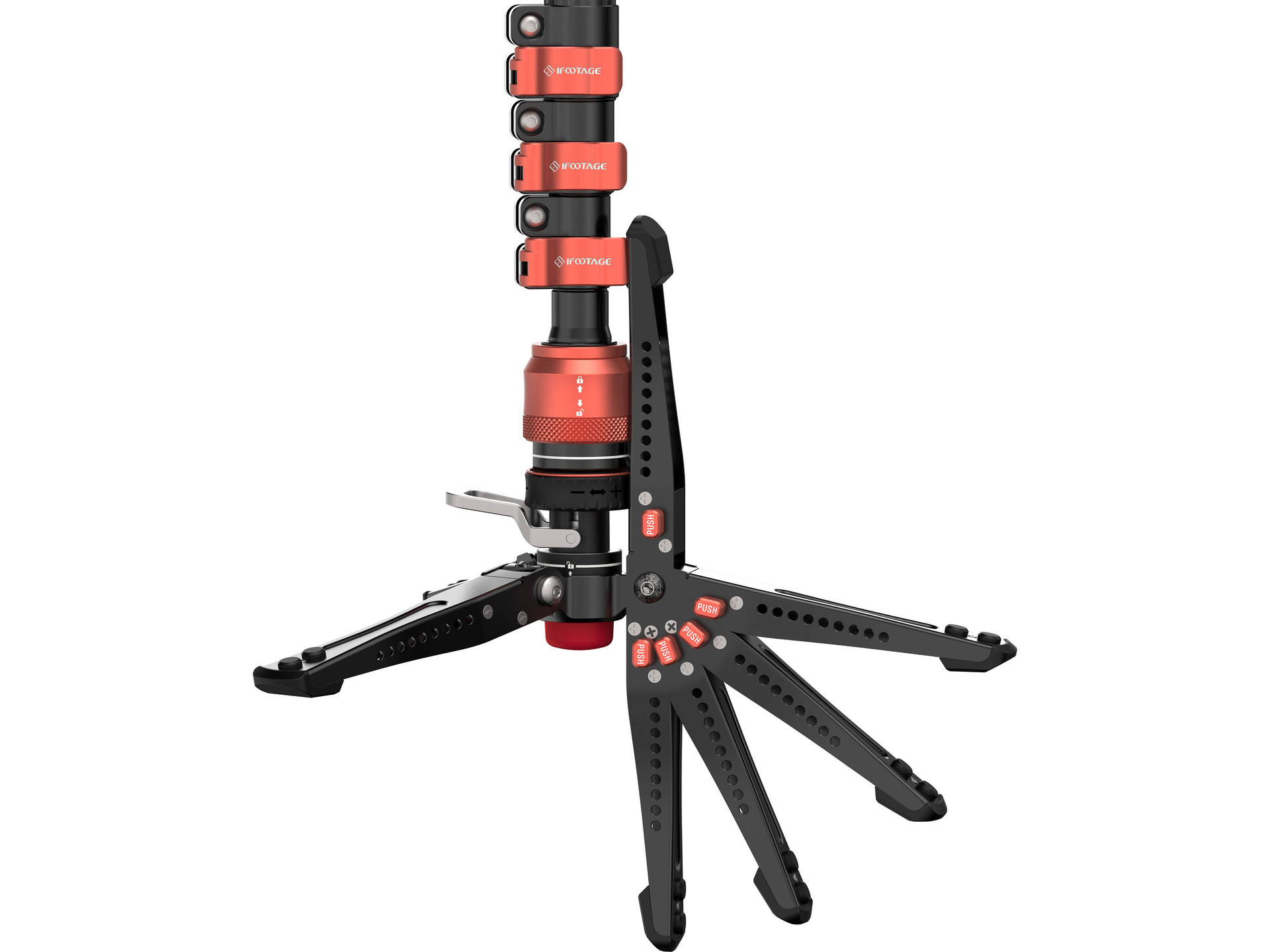 iFootage Cobra C180F-P Carbon Fibre Monopod with Pedal-Release