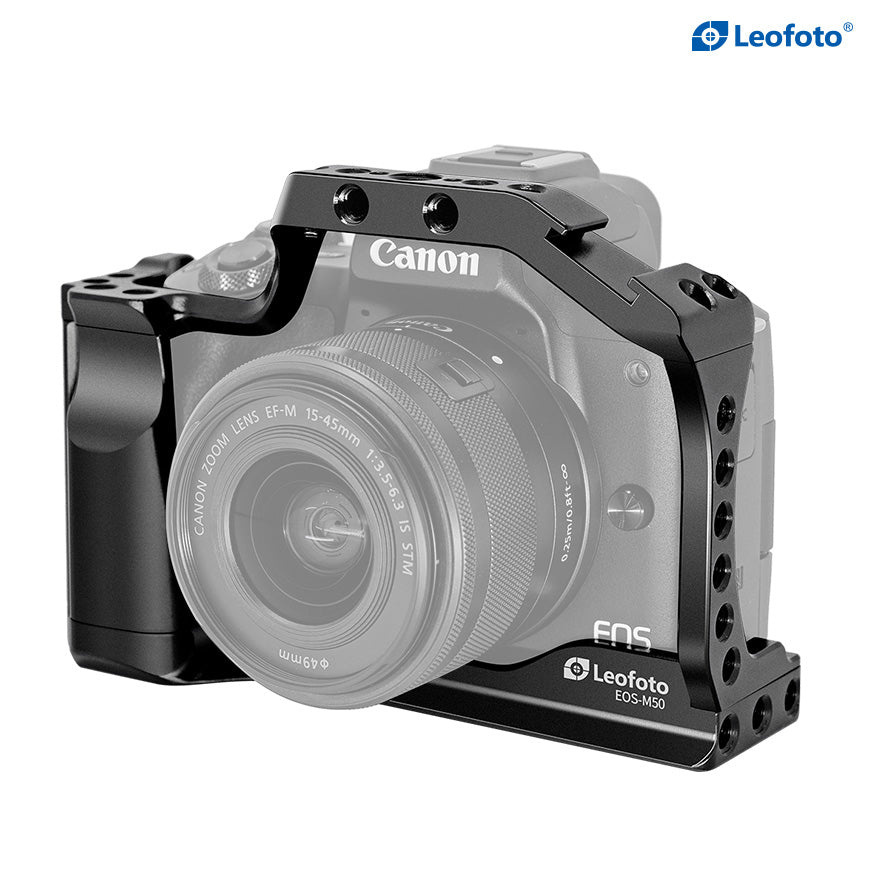 Gabbia Andoer Per Canon EOS M50 Con Maniglia Superiore – Alluminio Resistente, Accessori Professionali!